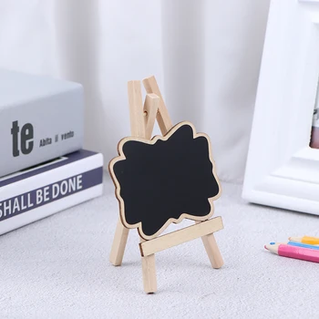 Din lemn Mini Tabla Model de casă de Păpuși, Miniaturi Accesorii DIY Cameră pentru Copii Accesorii Tablă Mici