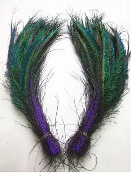 En-gros 10buc naturale de înaltă calitate de pene de păun 30-35cm/12-14inch bijuterii de nunta de halloween Pene decorative pene
