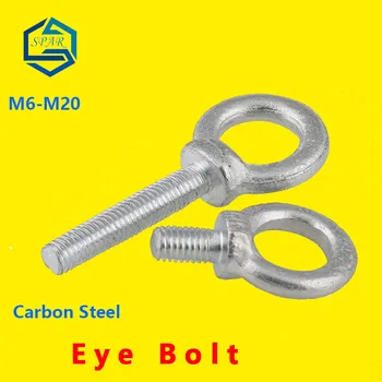 Eye Bolt șurub cu ochi de Ridicare Ring eye bolt Inel de prindere șurub Marin Inel de Buclă Gaura pentru Cablu Rope Șurub cu Ochi de Oțel Carbon DIN580
