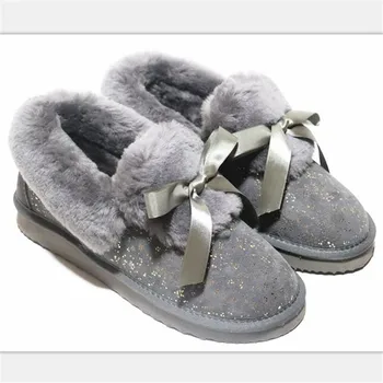 Femei Cizme Cizme De Iarna Australia Moda Cald Brand Din Piele Cizme De Zapada Pentru Femei Pantofi Botas Mujer Dimensiune 34-40
