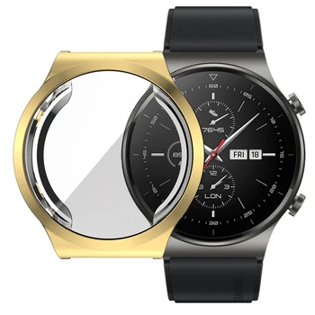 FIFATA TPU Placare Silicon Coajă de Protecție Pentru Huawei Watch GT 2 Pro Smart Watch Caz Acoperire Accesorii Pentru Huawei GT2 Pro