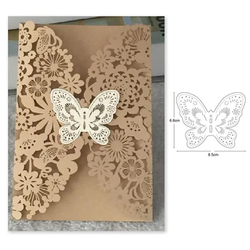 Gravat fluture Metal Tăiere Moare Matrita pentru DIY Scrapbooking Album Relief Cărți de Hârtie Decorative Mor Reduceri