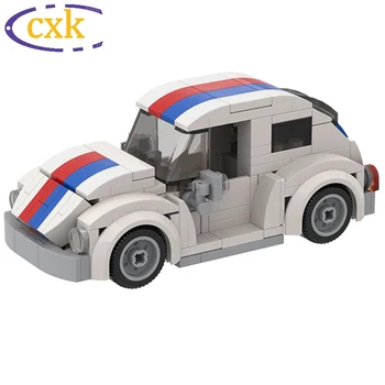 High-Tech Mini Masina De Blocuri Herbie Super Sport Vehicul Moc Supercar Creative Cărămizi Jucării Educative Pentru Copii Cadouri