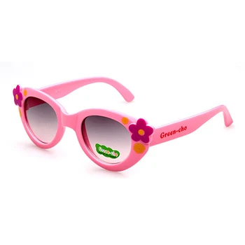JAXIN Moda Flori Copii ochelari de Soare drăguț personalizate-ochelari de soare pentru Copii desene animate Fata culoare ochelari de protectie UV400 Copilul favorit oculos