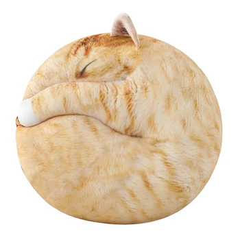 Kawaii simulare de Dormit Pisica de Pluș Jucărie de Pluș Perna Fata Cadouri Jucarii pentru Copii Decor Acasă
