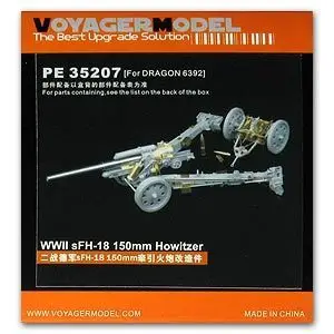 KNL HOBBY Voyager Model PE35207 sFH-18 15cm tracțiune grenadă upgrade cu metal gravura piese (dragon)