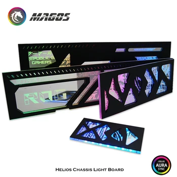 Lumina RGB Panou Backplate Dinamic Display Pentru Asus ROG Strix Helios Caz,PC Gamer DIY LED Computer Decor Caz,5V M/B SINCRONIZARE
