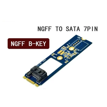 M2 SATA Adaptor Converti Card B-M pentru M. 2 unitati solid state SATA SSD la 7Pin Adaptor de Bord Suport pentru Card 2242 2260 2280 Bord Principal