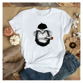 Maimuță rece Fum Fier de Transfer pentru Haine Autocolante Mari de Bricolaj Termică Patch-uri Foclothing Transfert Thermocollants T-shirt