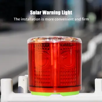 Masina Solare, Lumină de Avertizare cu Led Magnet Mașină de Avertizare Frână Lumină Roșie Auto LED Strobe Lumina Roșu intermitent Lampa de Exterior Universal Decor