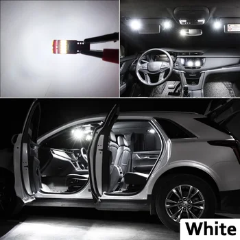 MDNG 12X Canbus Alb Car LED Lumina de Interior Kit Pentru 2005-2013 Nissan Armada Dom Harta Portbagaj Citit Lampa plăcuței de Înmatriculare