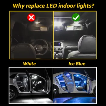 MDNG Auto Canbus LED-uri Lumina de Interior Kit Pentru Porsche Boxster GTS S 986 987 981 1996-2016 Harta Cupola de Înmatriculare Lampă de Iluminare Auto