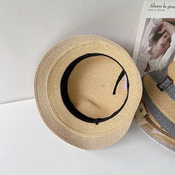 Noua Primavara-Vara Stil Personalizat Pai Fin Pescar Găleată Pălării Pentru Femei De Vara Pentru Femeie Bazinul Capac Plajă Pălărie Sombrero Playa Mujer