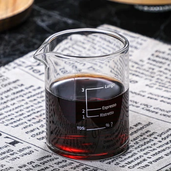 Paharul De Măsurare Ceașcă De Espresso Pahar De Sticlă Lichid Gram Cana Cu Scară De Bucătărie Instrument De Măsură Consumabile
