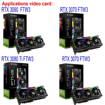 PLD09220S12H 12V 0.55 O 4Pin Graphics Card de Fan Pentru EVGA RTX 3070 3080 Ti 3090 FTW3 ULTRA GAMING GPU Cooler