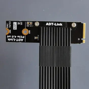 R43UF R43UL GEN4.0 M2 unitati solid state NVMe SSD de Conversie de Interfață Grafică Card Cablu de Extensie PCIE Riser 4.0 x16 la M. 2 x4 ADT 64G/bps