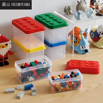 SHIMOYAMA 3 Ambalate Mini Jucarii Cutie Depozitare Colorat pentru Copii Jucării de Plastic Container de Depozitare Pentru Acasă de zi cu Zi Neatening și Depozitare