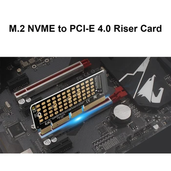 SSD M. 2 NVME la PCI-E 4.0 X4 Adaptor Riser Card PCI-Express X4/X8/X16 Sprijin M pentru Adaptor 32Gbps Computer Desktop Extender