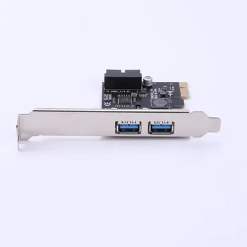 SSU 2 Port USB 3.0 PCI-e x1 Card de Expansiune PCI Express Adaptor pentru Desktop Modele Aplicabile pentru Desktop PC PCI-e Card de Expansiune