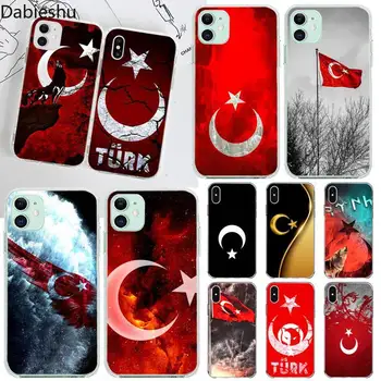 Turcia Steag turcesc Coajă de Telefon Caz pentru iphone 12 pro max 11 pro XS MAX 8 7 6 6S Plus X 5S SE 2020 XR acoperi