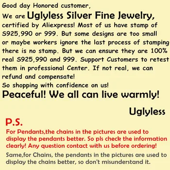 Uglyless NU Pandantiv Mingi de Silicon Reglabil O Lanturi Coliere pentru Femei de Aur Argint 925 Colier All-meci Accesorii