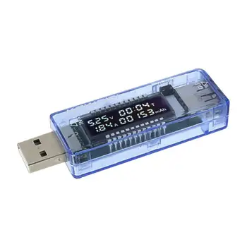 USB Curent Tensiune Capacitate Tester Cu Fereastra de Afișare Precisă Detector De Curent Baterie Și Voltmetru Tester