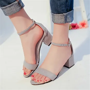 Vară Nouă Femei Sandale sandale Flip Flops pentru Femei Sandles Toc Gros Pantofi Femei coreeană Stil Gladiator Pantofi Plus Dimensiune 34-42