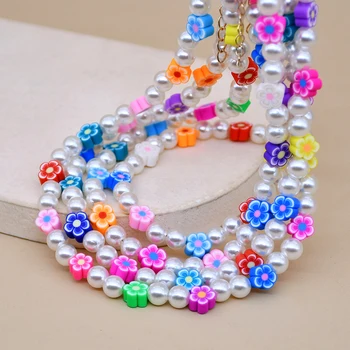 Yumfeel Nou La Modă Perla Colier De Flori Femei Cadouri Bijuterii